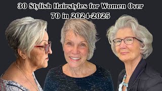 30 Stylish Hairstyles for Women Over 70 in 2024 - 2025