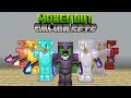 I got EVERY SINGLE maxed out armor set in Minecraft