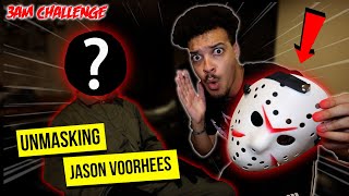 *GONE WRONG* DO NOT UNMASK JASON VOORHEES AT 3AM! (DISGUSTING FACE REVEAL!)