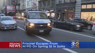 Man Escapes Police In SoHo