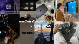 MANIFESTE DINHEIRO E LUXO RÁPIDO /subliminal, afirmações/ lei da atração