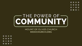 The Power of Community Part 1 | Worship \u0026 Message