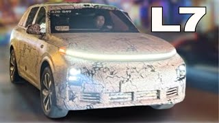 अपडेटेड Li Auto L7 को छत पर नए हेसाई ATX LiDAR के साथ चीन में देखा गया