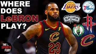 Where will Lebron James sign?