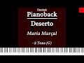 PIANOBACK Deserto - Maria Marçal TOM G (- 02 TONS) LEGENDADO