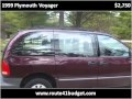 1999 Plymouth Voyager Used Cars Wadsworth IL