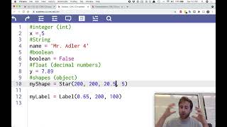 Python Types Intro - CMU CS Academy 9.1.1
