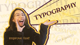 Improve Your Typography FAST With These Exercises | Design With Me