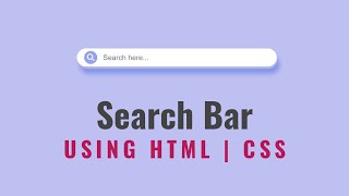 Amazing Search Bar Using Html and Css | 3d Search Bar Css