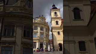 The charming city of Sibiu Romania 🇷🇴❤️ #romania #travel #sibiu #transylvania