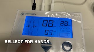 How to set up Dermadry Machine | treatment for hands and feet