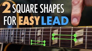 Get started playing lead guitar with these 2 easy square shapes. Not sure where to start? Start here