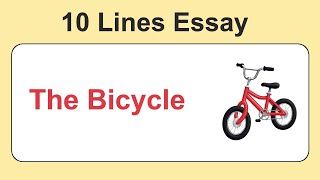 10 Lines on Bicycle || Essay on Bicycle in English || Bicycle Essay Writing || Short Essay on Cycle