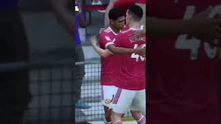 Gianluca Scamacca goal. Manchester United vs Everton. FA cup. FIFA 22 career mode.