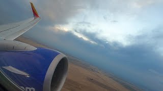 Cloudy Sunset Takeoff from Denver (DEN) - Southwest Airlines 737-800