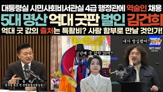 상상초월 전국 5대 명산에서 억대 굿판 벌인 김건희 굿 값은 무슨 돈으로?