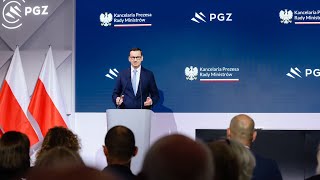 Premier Mateusz Morawiecki podczas XXXI Międzynarodowego Salonu Przemysłu Obronnego