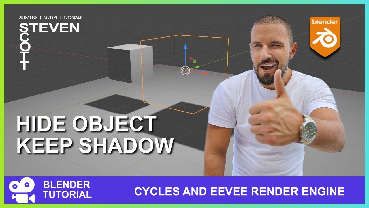 Blender Tutorial: Hide Object From Render But Keep Shadow "Cycles And ...