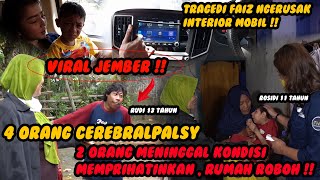 RUDI DAN ROSADI BERJUANG DGN KONDISI CEREBRALPALSY !! FAIS NGAMUK DIDALAM MOBIL