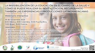 Webinario: La invisibilización de la educación en el campo de la salud