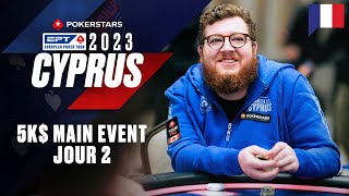 EPT Cyprus 2023 5K $ MAIN EVENT – Jour 2 (Partie 2) avec Benny & Yu ♠️ PokerStars en Français