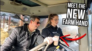 Farmers daughter finally mucks in!