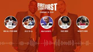 First Things First audio podcast(2.19.18) Cris Carter, Nick Wright, Jenna Wolfe | FIRST THINGS FIRST