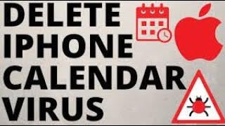 Delete calendar virus from iphone