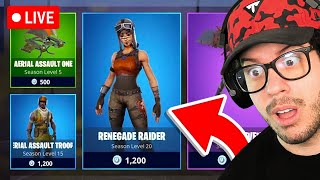 OG RENEGADE RAIDER ITEM SHOP in FORTNITE!