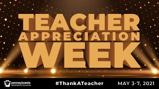 2021 Teacher Appreciation Week Message From Joe Welch, Pennsylvania's Teacher of the Year