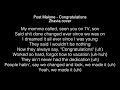 Zhavia - Congratulations Lyrics (Post Malone ) cover