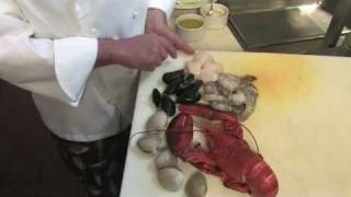 How to make Bouillabaisse with lobster on Cape Cod with Chef Gert Rausch