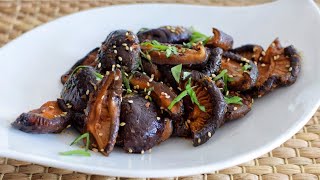 Sauteed Shiitake Mushrooms with Soy Sauce | DarixLAB