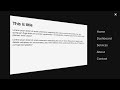 3D OffCanvas Sidebar Navigation using HTML, CSS & JavaScript.