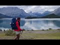 point campground upper kananaskis lake alberta canada canadian rockies backpacking trip