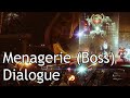 Destiny 2 - Menagerie Dialogue (Boss Encounters)