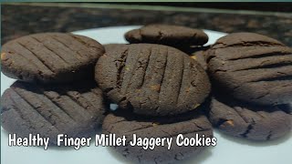 Raagi cookies | finger millet jaggery cookies | రాగులు బెల్లం తో బిస్కెట్లు