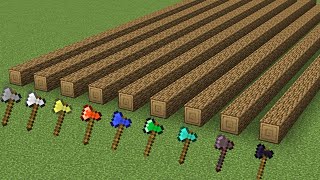 which minecraft axe is faster ?