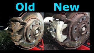 VW T4 - Rear Caliper Replacement & Brake Bleeding