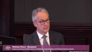 On Accountability - Nicholas Moore - Macquarie Group - Royal Commission - Edited by Cullen Haynes