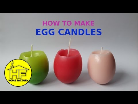 Egg candle - How to make at home Egg candle - How to make at home