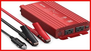 BESTEK 500W Pure Sine Wave Power Inverter DC 12V to AC 110VCar Plug Inverter Adapter Power Converter