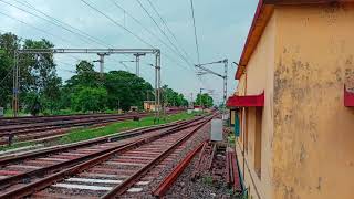 03161 Kolkata Balurghat Tebhaga Exp with HWH WDM3D at Talit