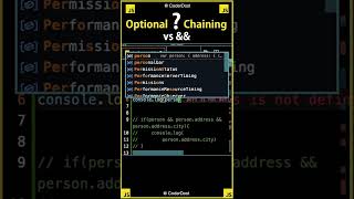 Optional Chaining in Javascript #javascript #shorts #hindi