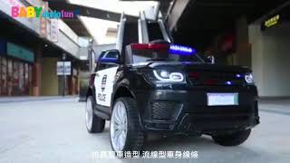 【Baby嘟嘟房】特警警車休旅造型電動車 JC002 單人雙驅兒童電動車