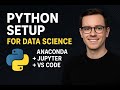 Python for Data Science: Complete Setup Guide (Install Anaconda, Jupyter, VS Code)