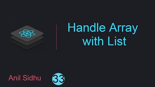 React tutorial for beginners #33 Array Listing with Map function