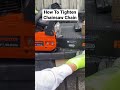 how to tighten chainsaw chain shorts