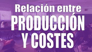 Relación entre producción y costes