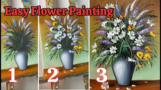 Step by step for beginners / Easy Flower Painting
